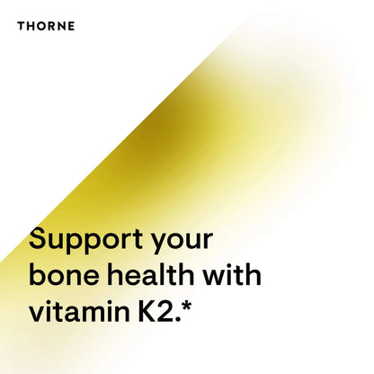 THORNE Vitamin K2 Liquid (1 mg/Drop) – Heart & Bone Support, Gluten/Dairy/Soy Free | 1 Fl Oz BritishVita | Premium UK Vitamins & Wellness Supplements