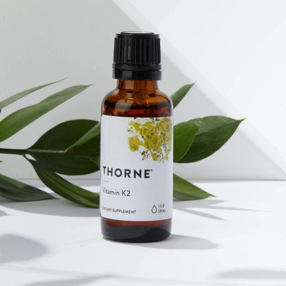 THORNE Vitamin K2 Liquid (1 mg/Drop) – Heart & Bone Support, Gluten/Dairy/Soy Free | 1 Fl Oz BritishVita | Premium UK Vitamins & Wellness Supplements