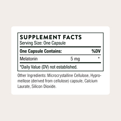 THORNE Melaton-5 5mg Melatonin | Restful Sleep & Circadian Support