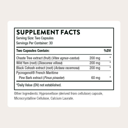 THORNE Meta-Balance – Menopause Support for Women | Gluten, Dairy & Soy-Free | 30 Servings