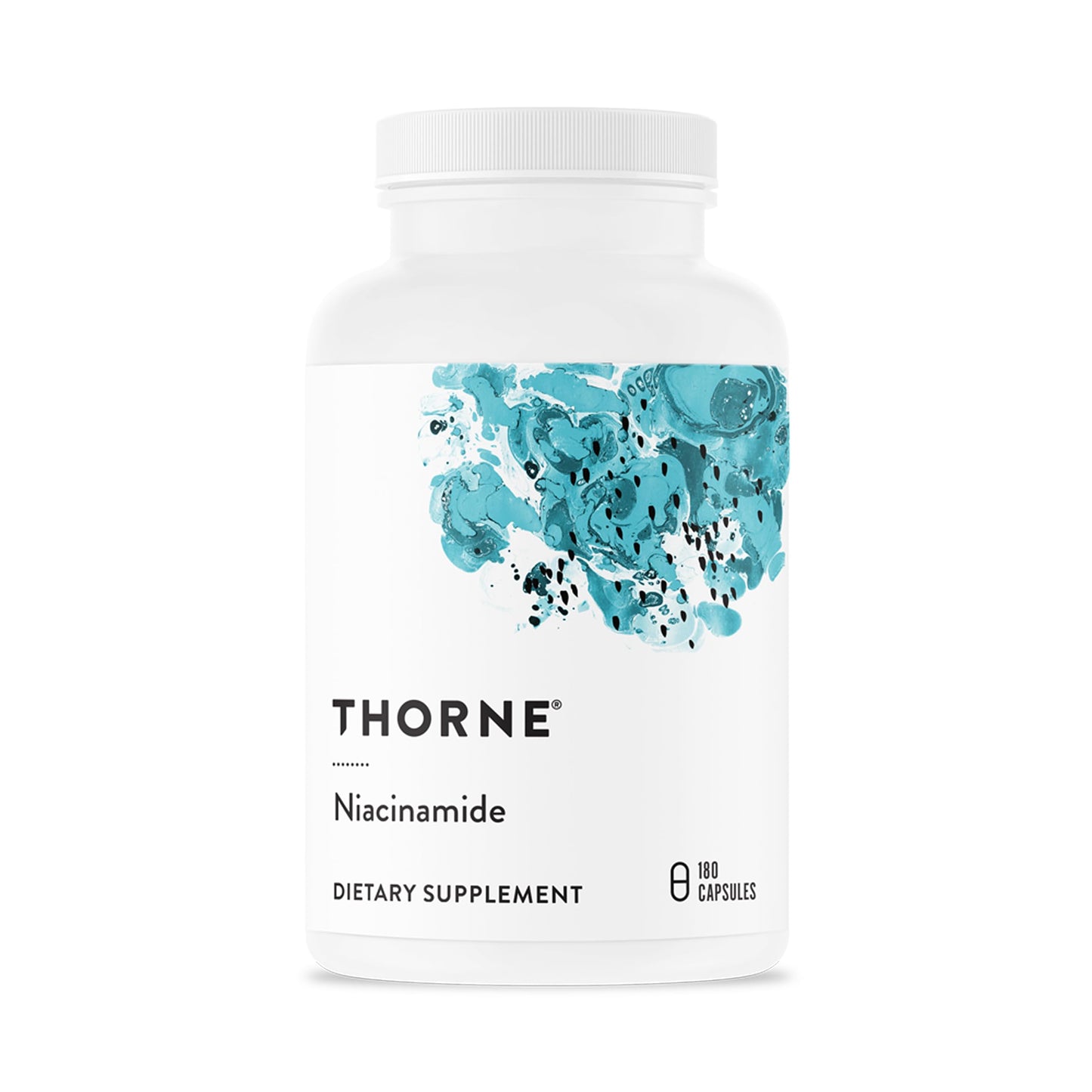 Thorne Niacinamide 500mg Non-Flush Vitamin B3 – Supports Joints, Skin & Sleep | 180 Capsules | Gluten-Free