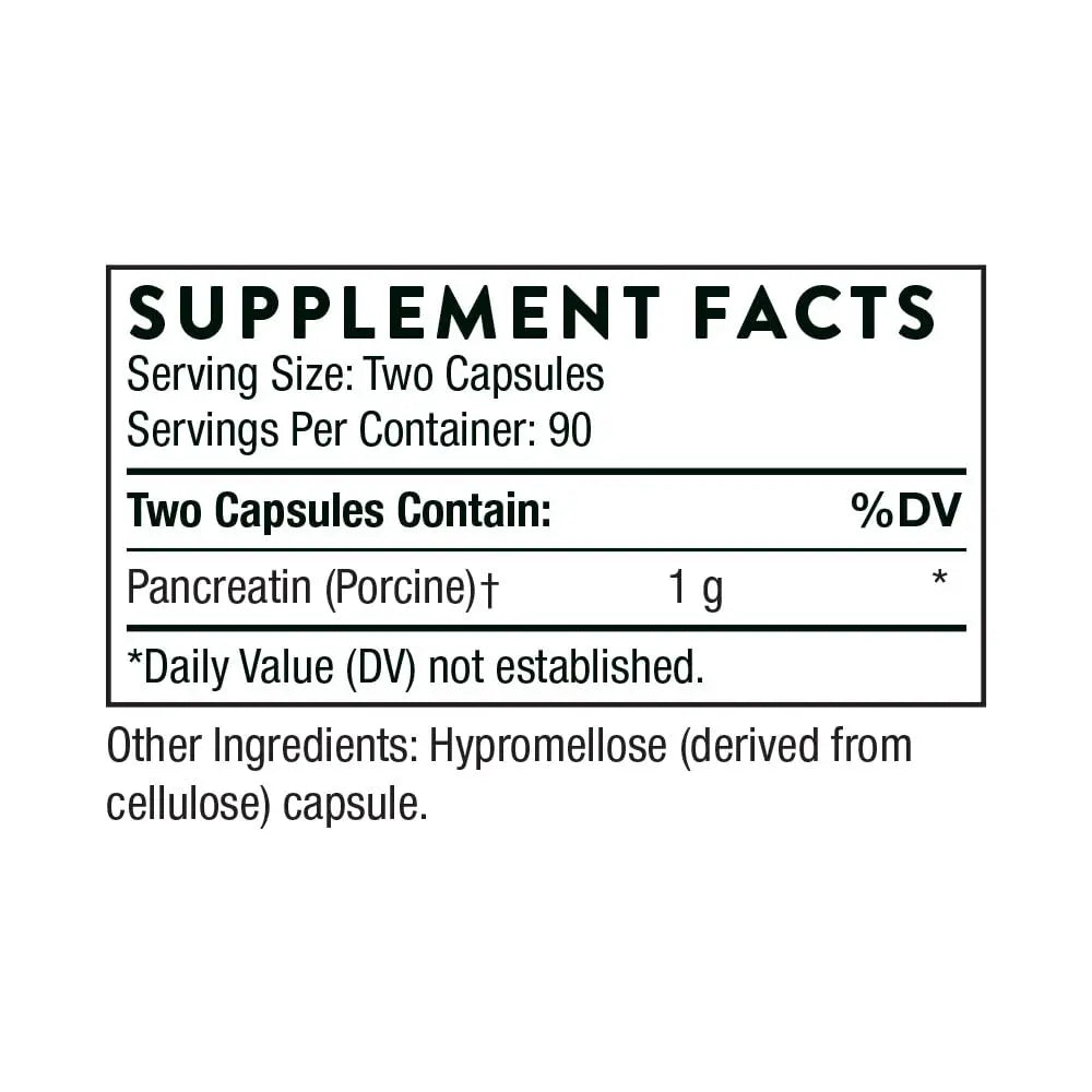 THORNE Pancreatic Enzymes (Dipan-9) – Digestive Support & Nutrient Absorption, 180 Capsules (90 Servings) BritishVita | Premium UK Vitamins & Wellness Supplements