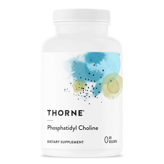 THORNE Phosphatidyl Choline Phospholipid Complex for Cell Membrane Support - 60 Gelcaps BritishVita | Premium UK Vitamins & Wellness Supplements