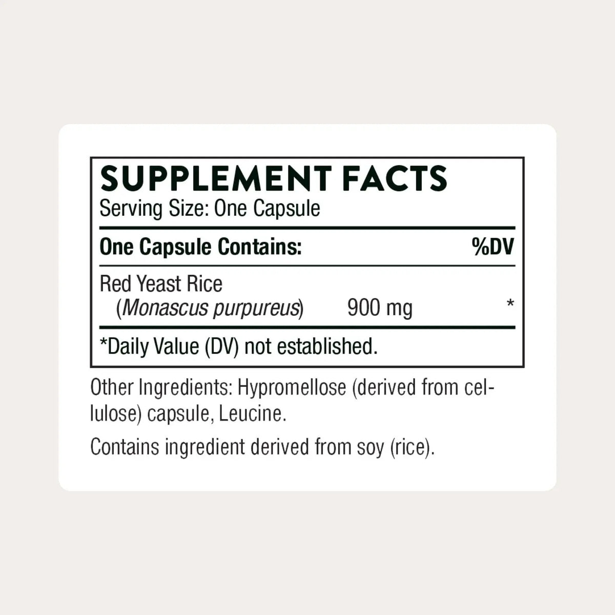 THORNE Red Yeast Rice 900mg – Gluten-Free Cholesterol Support Supplement | 120 Capsules BritishVita | Premium UK Vitamins & Wellness Supplements