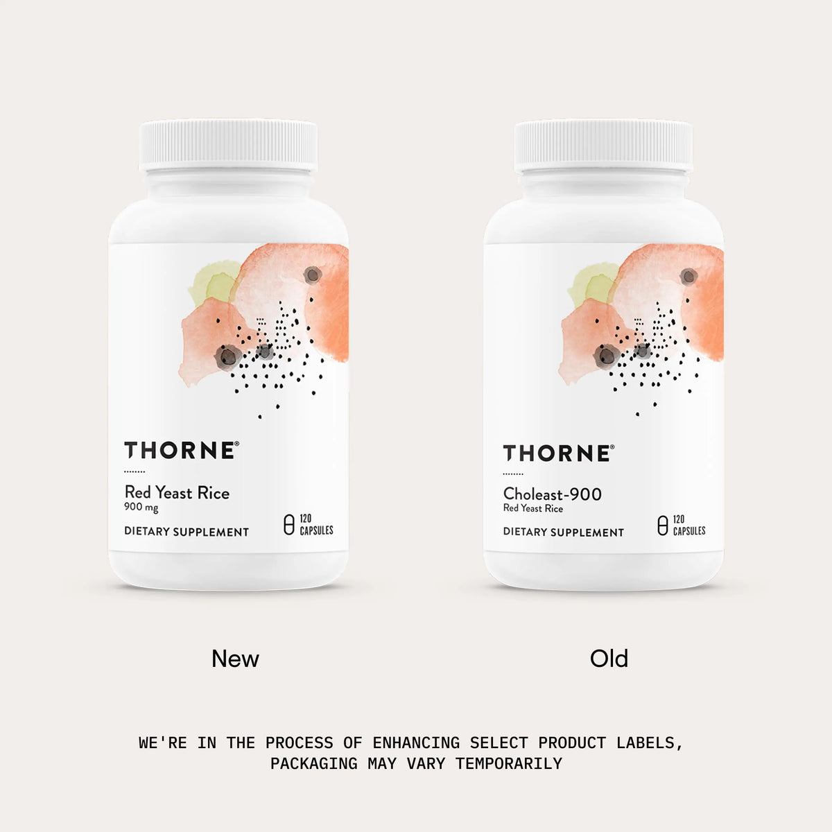 THORNE Red Yeast Rice 900mg – Gluten-Free Cholesterol Support Supplement | 120 Capsules BritishVita | Premium UK Vitamins & Wellness Supplements