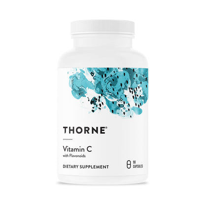 Thorne Vitamin C with Citrus Bioflavonoids | Immune Support, Collagen & Energy | Gluten-Free | 90 Servings
