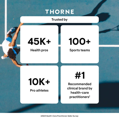 THORNE Vitamin D3 1000 IU – Supports Bones, Immune & Muscles | 180 Capsules