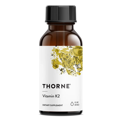 THORNE Vitamin K2 Liquid (1 mg/Drop) – Heart & Bone Support, Gluten/Dairy/Soy Free | 1 Fl Oz BritishVita | Premium UK Vitamins & Wellness Supplements
