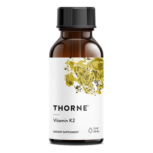 THORNE Vitamin K2 Liquid (1 mg/Drop) – Heart & Bone Support, Gluten/Dairy/Soy Free | 1 Fl Oz BritishVita | Premium UK Vitamins & Wellness Supplements