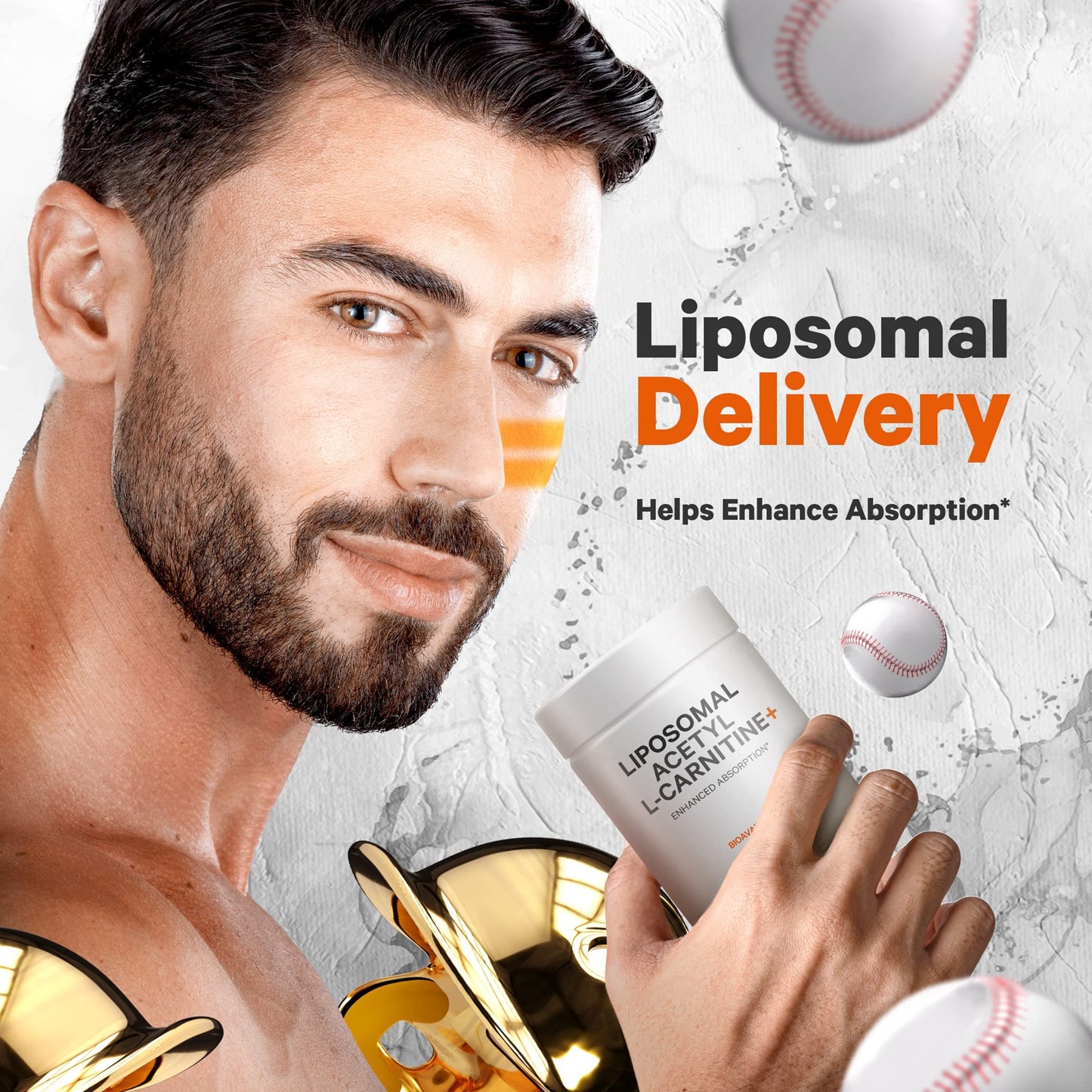 Codeage Liposomal Acetyl-L-Carnitine+ Supplement - 500 mg per Serving, 3-Month Supply