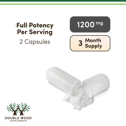 Irish Sea Moss Capsules 1200mg - 180 Count | Double Wood