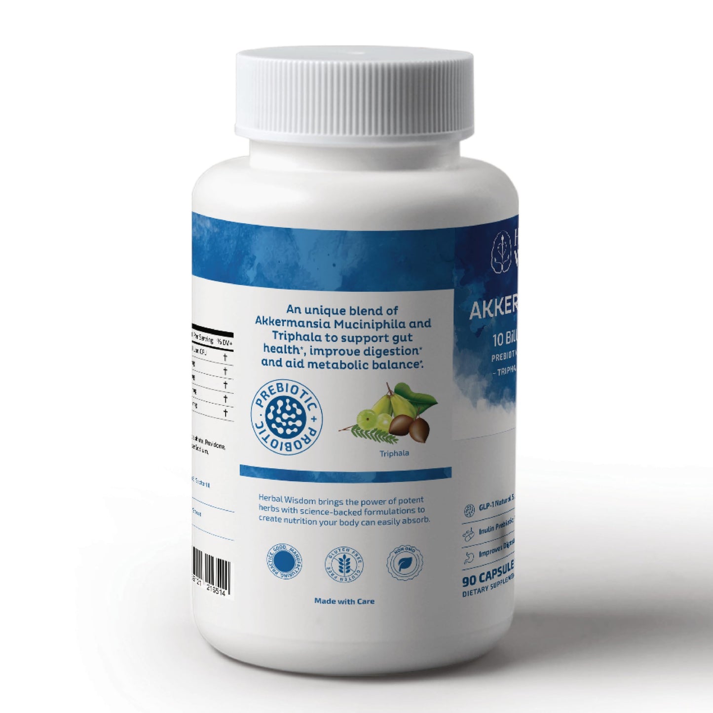 Akkermansia Muciniphila Probiotic + Triphala – 10B CFU | 3 Month Supply