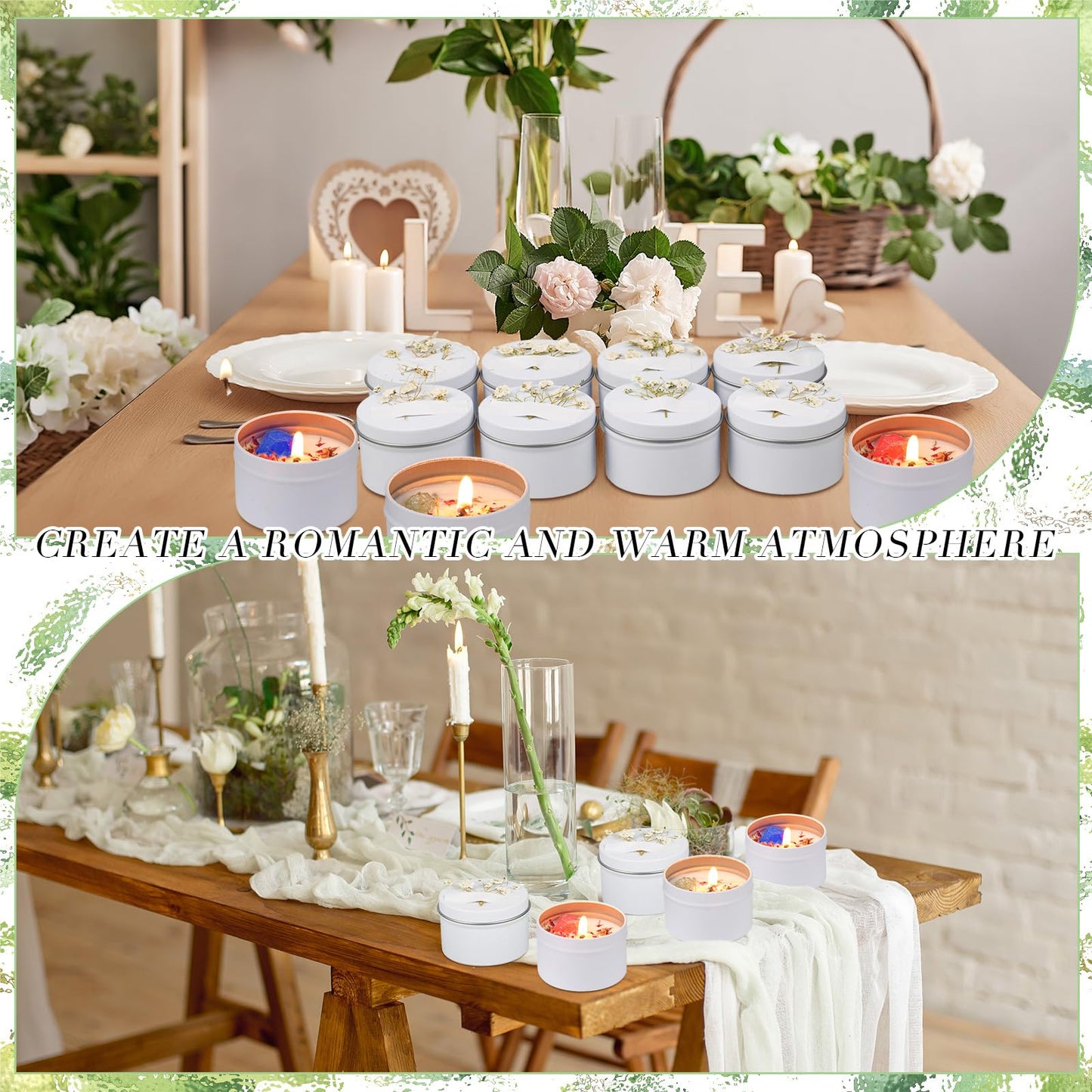 Threlaco 12 Pcs Bridesmaid Gift Scented Candles Set | Soy Wax