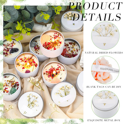 Threlaco 12 Pcs Bridesmaid Gift Scented Candles Set | Soy Wax