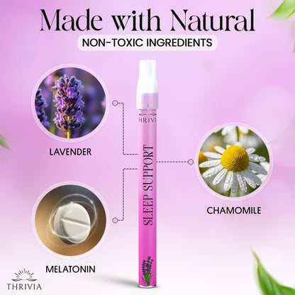 Thrivia Melatonin Diffuser Pen – Lavender Sleep Aid & Anxiety Relief