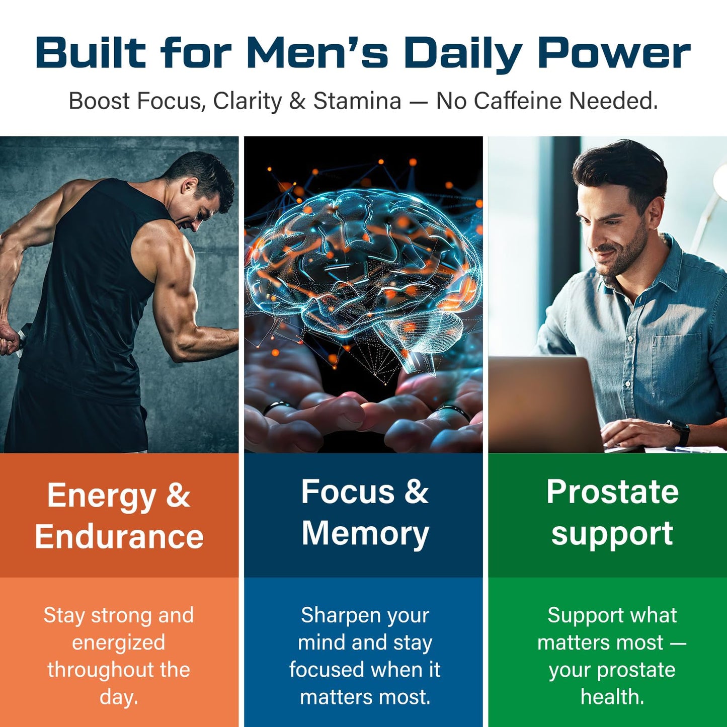 ThrivyThystle Men Multivitamins 50+ | Daily Multivitamin with Fermented Herbal Extracts and 43 Vitamins