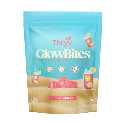 Thryv UVBites Tanning Gummies – Self Tan Supplement | Glow Up Skin