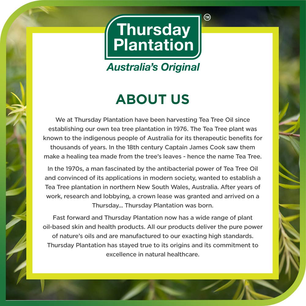 Thursday Plantation Australian Tea Tree Oil – Naturally Sourced, 0.85 fl oz | Cleanse & Purify