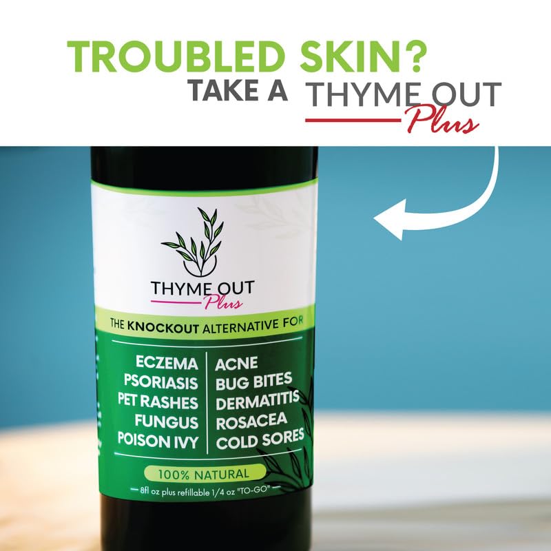 Thyme Out Plus All-Natural Skin Soothing Spray — Eczema, Rosacea, Psoriasis & More | Thyme Out
