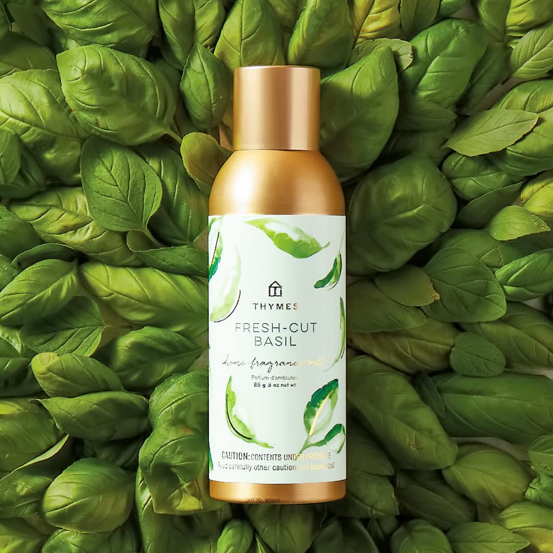 Thymes Fragrance Mist - Fresh-Cut Basil - 3 oz