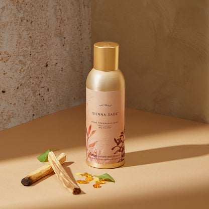 Thymes Sienna Sage Home Fragrance Mist (3.0 oz) | Luxury Room Spray - Natural, VOC Compliant