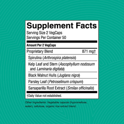 Nature's Sunshine Thyroid Activator 100 Capsules | Herbal Thyroid Support