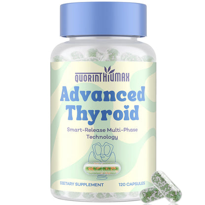 Thyroid Support Supplement for Women – 120 Capsules | Smart-Release Micro-Beads, ThyroSynth™ & GutThyro™