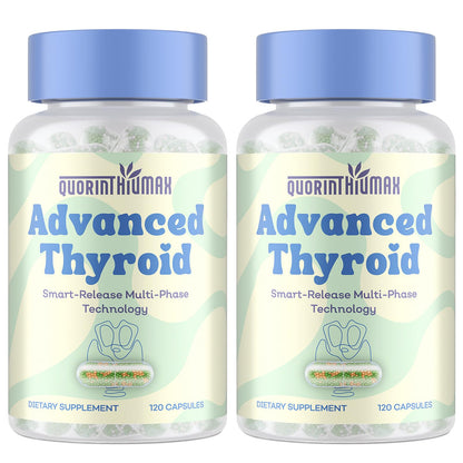 Thyroid Support for Women – 120 Capsules | ThyroSynth™ & GutThyro Probiotics