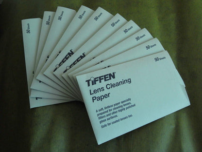 Tiffen Lens Cleaning Tissue Paper (Pack of 50) – Lens Cleaning Sheets