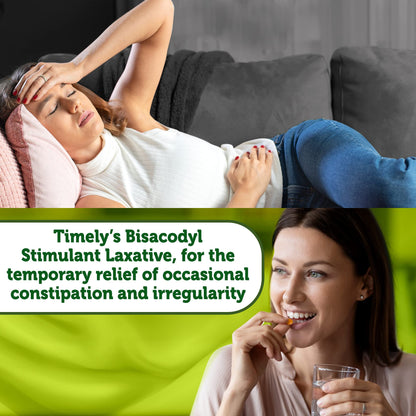 Timely Laxative Bisacodyl 5mg Tablets – Overnight Relief & Gentle Constipation Support – 1000 Tablets