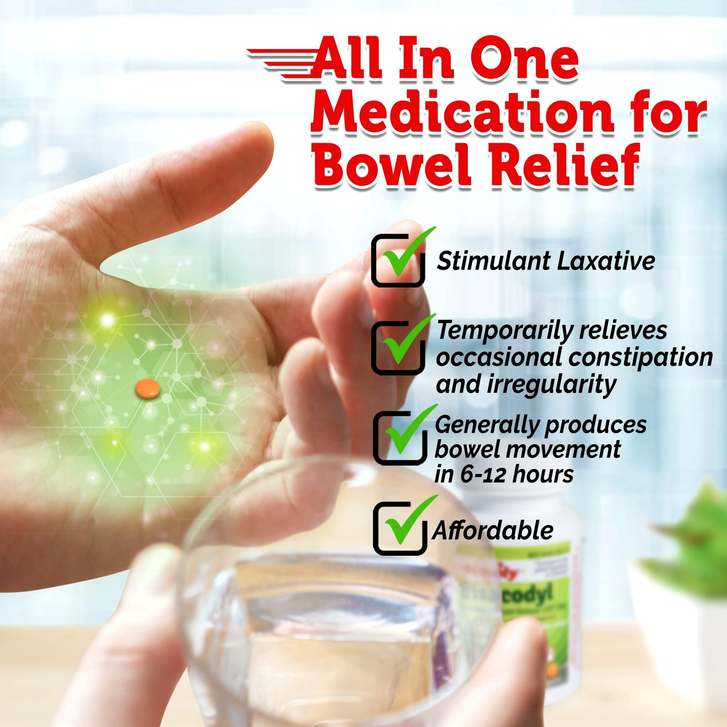 Timely Laxative Bisacodyl 5mg Tablets – Overnight Relief & Gentle Constipation Support – 1000 Tablets