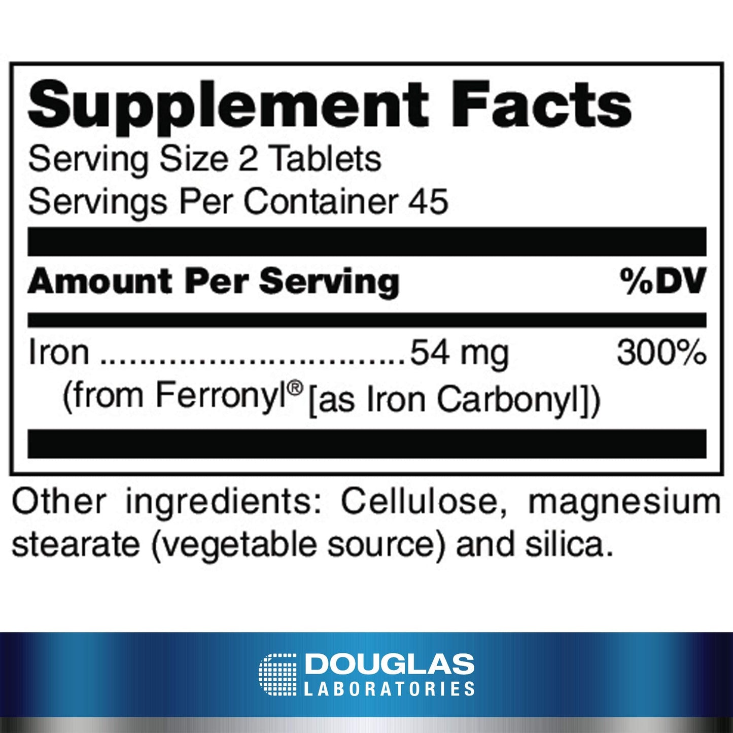 Douglas Laboratories Timed Released Iron | Carbonyl Iron to Support Energy Production, Hormones, and Neurological Health* | 90 Tablets