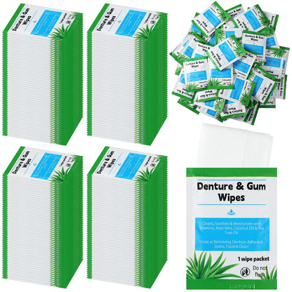 Timgle 200 Denture Cleaning Wipes – Deep Clean, Odor & Adhesive Removal