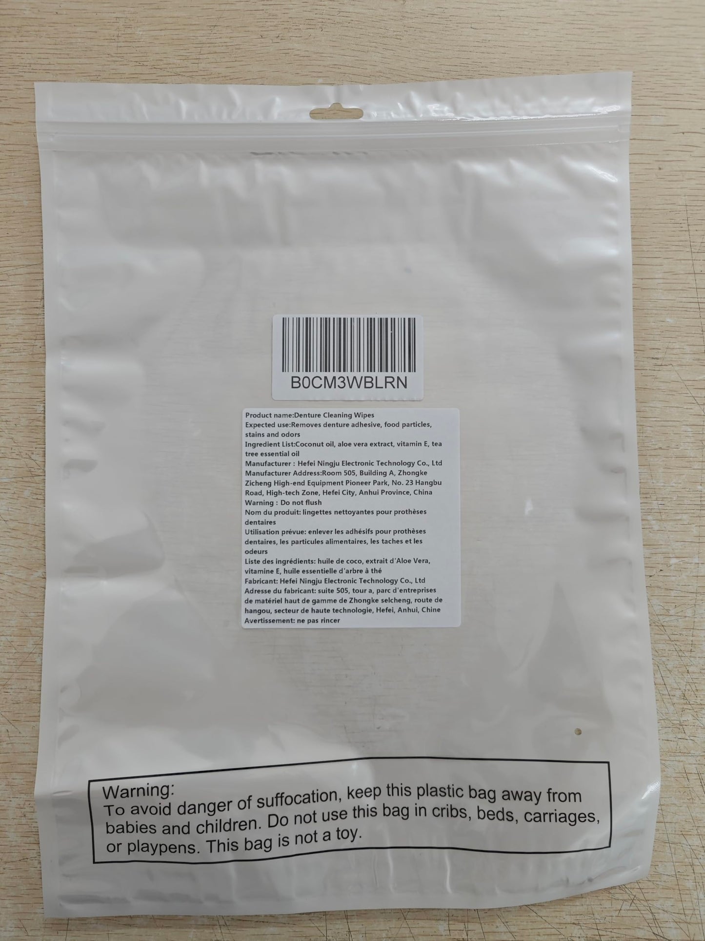 Timgle 200 Denture Cleaning Wipes – Deep Clean, Odor & Adhesive Removal
