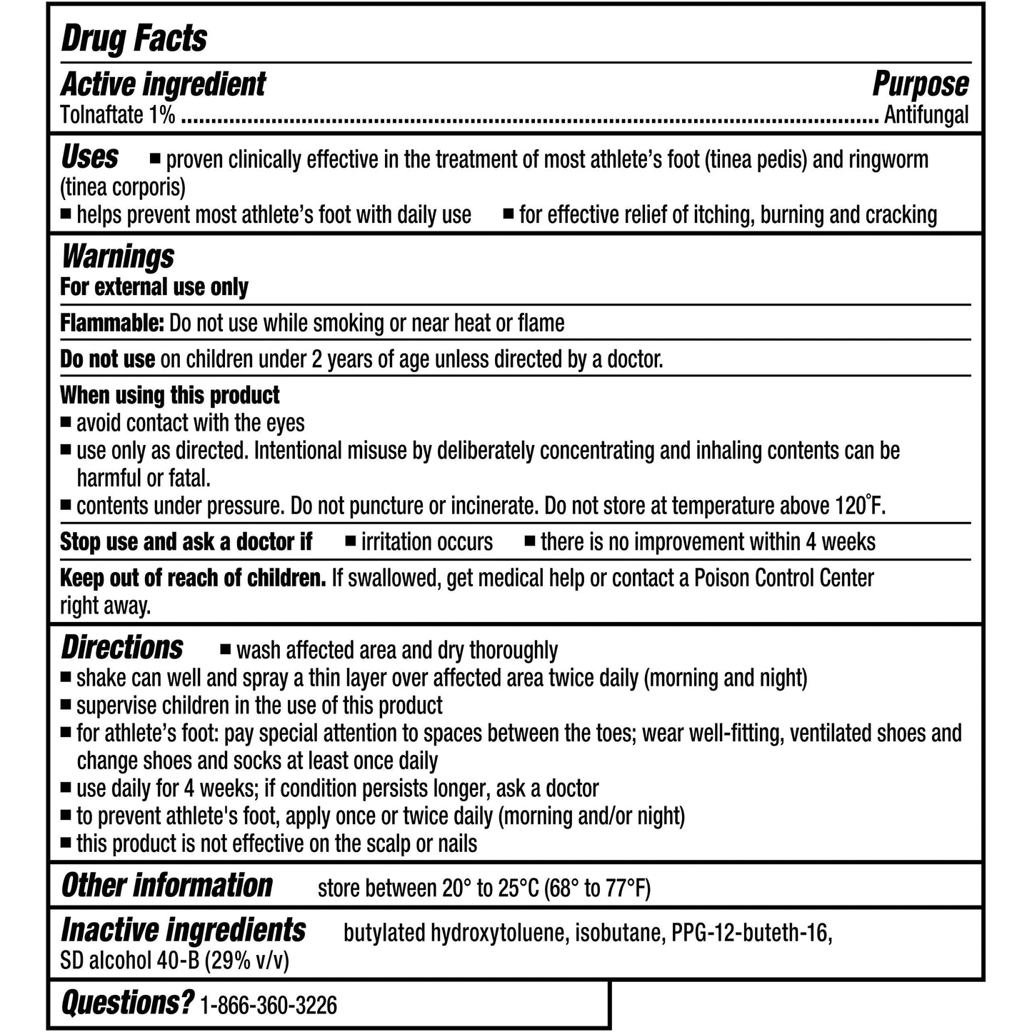 Tinactin Antifungal Liquid Spray 5.30 oz – Pack of 2 | Quick, Targeted Skin Coverage