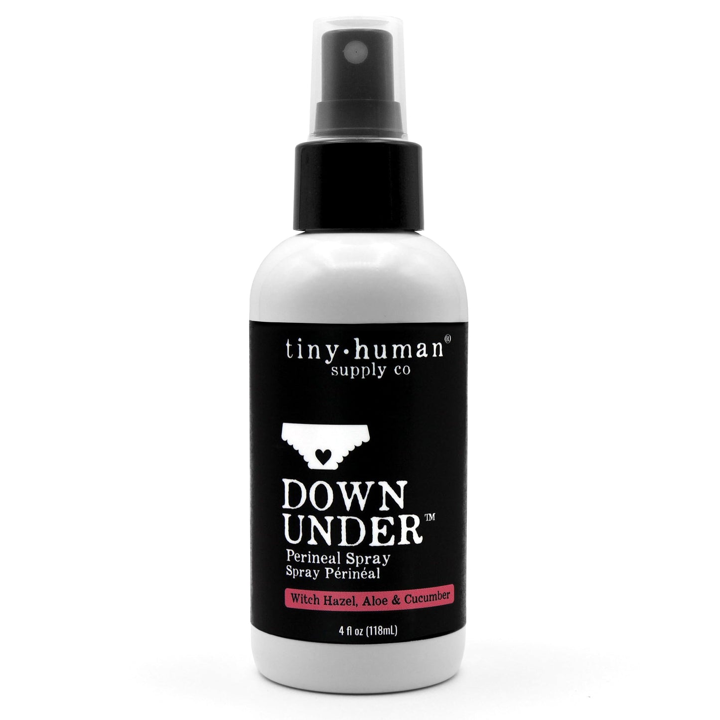 Tiny Human Supply Co Down Under Herbal Perineal Spray 4oz — 97% Organic Postpartum Relief