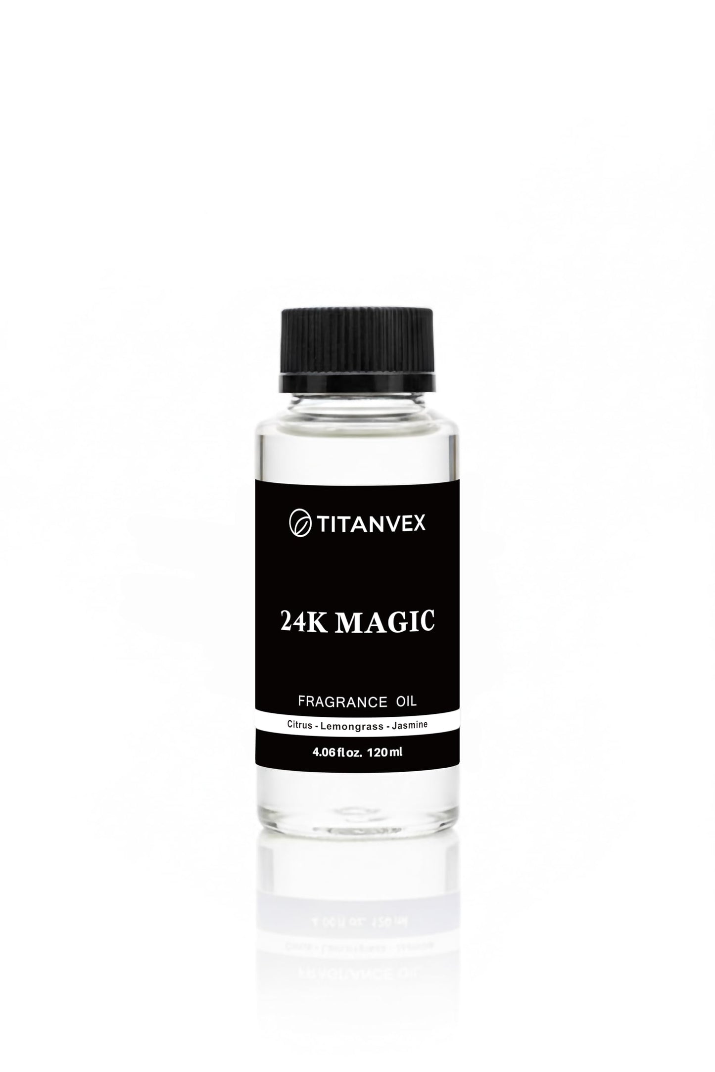 TitanVex 24K Magic Diffuser Oil – Luxury Hotel Collection Waterless Aromatherapy | Citrus, Jasmine & Lily | 4.06 fl oz