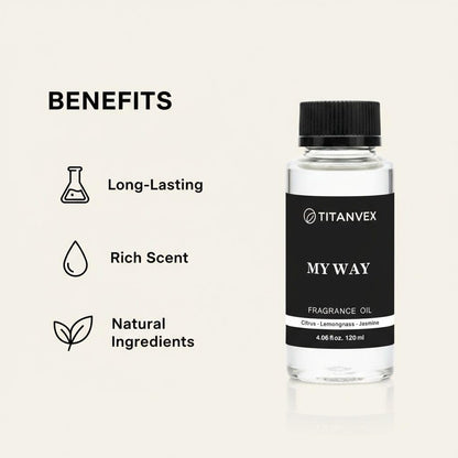 TitanVex Luxury Waterless Diffuser Oil – Sandalwood, Virginia Cedar & Iris | Hotel Collection Inspired | 4.06 Fl Oz