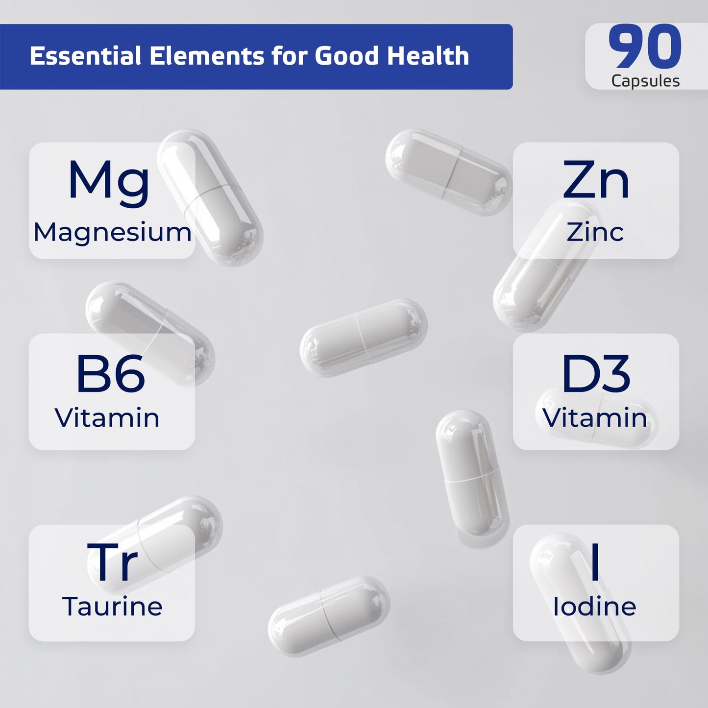 TIVA Nutraceutics Magnesium Glycinate – Gentle, High-Absorption for Sleep & Heart Health | 90 Capsules