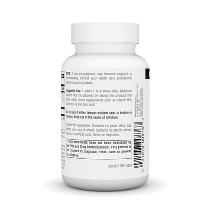 Source Naturals TMG 750mg Trimethylglycine (Anhydrous Betaine) - 60 Tablets
