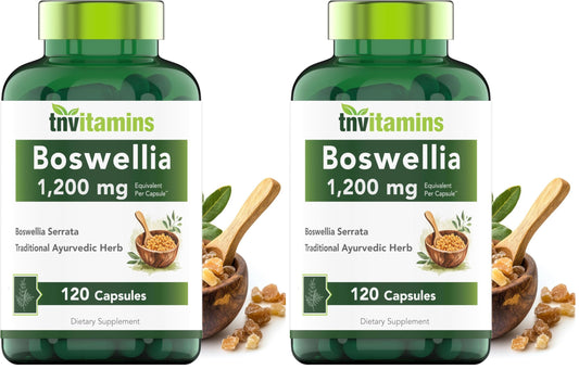 Boswellia Serrata 1200 MG Capsules | Joint Support | Frankincense (Pack of 2) BritishVita | Premium UK Vitamins & Wellness Supplements