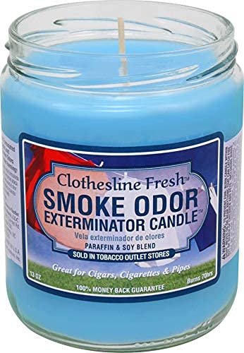 Smoke Odor Exterminator Candle 13oz Jar – Clothesline Fresh | Tobacco Outlet