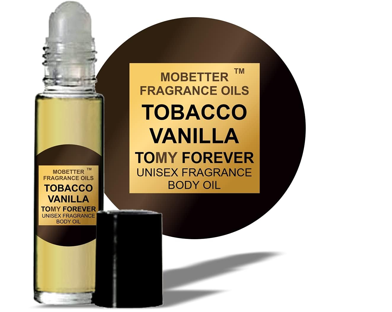 Tobacco Vanilla Unisex Body Oil (10ml Roll-On) – Long-Lasting Oriental Spicy Fragrance