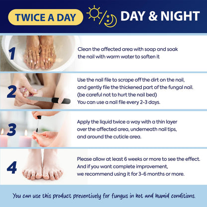 Tobcharm Toenail Fungus Treatment - 25% Undecylenic Acid, Extra Strength (2pcs)