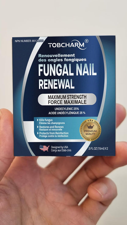 Tobcharm Toenail Fungus Treatment Extra Strength – Tea Tree Oil & 25% Undecylenic