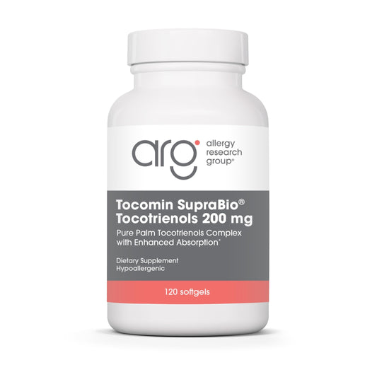 Allergy Research Group Tocomin SupraBio Tocotrienols 200 mg – Enhanced Absorption Palm Tocotrienol Complex (120 Count) BritishVita | Premium UK Vitamins & Wellness Supplements