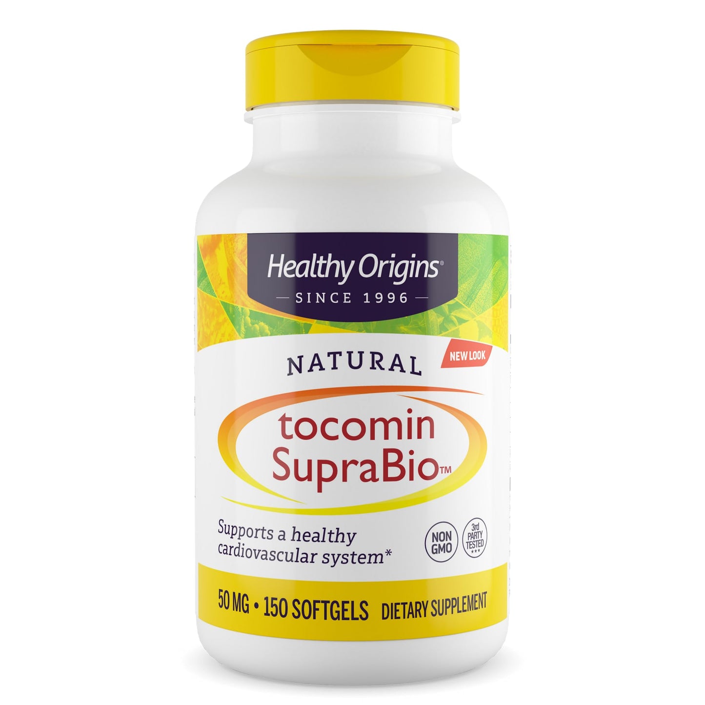 Healthy Origins Tocomin SupraBio Tocotrienols 50 mg — Full Spectrum Vitamin E, 150 Softgels