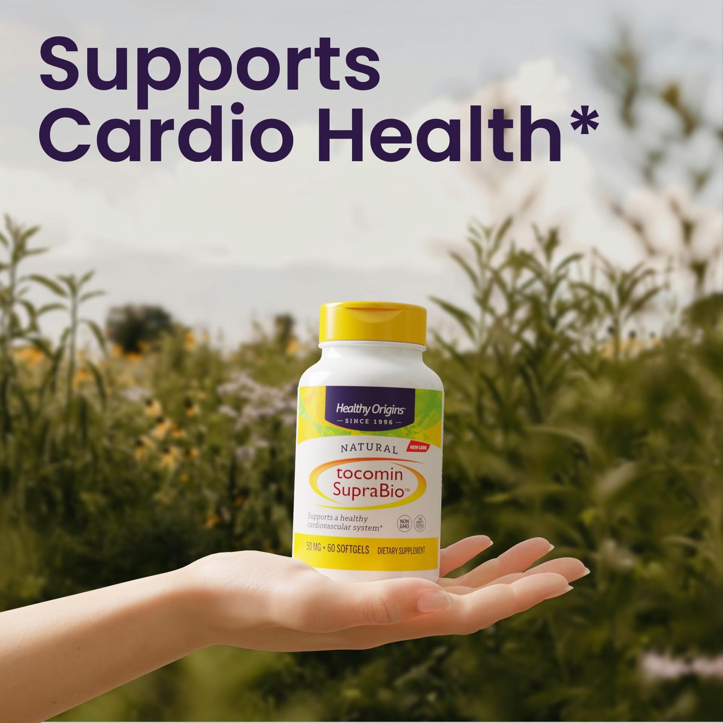 Healthy Origins Tocomin SupraBio Tocotrienols 50 mg — Full Spectrum Vitamin E, 150 Softgels