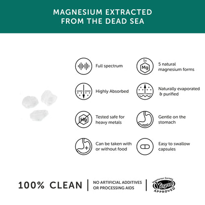 Together Health Marine Magnesium 30 Capsules | Vegan-Friendly Magnesium Supplement