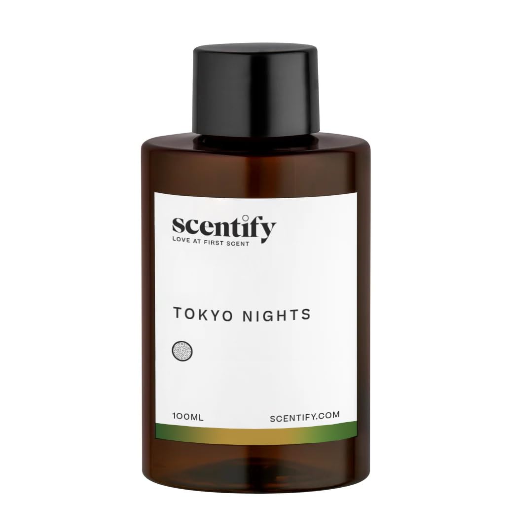 Scentify Tokyo Nights Aroma Oil Refill for Diffusers – 100ml (3.38oz)